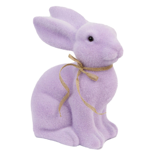 Lilac Grass Bunny Table Decoration - 10"