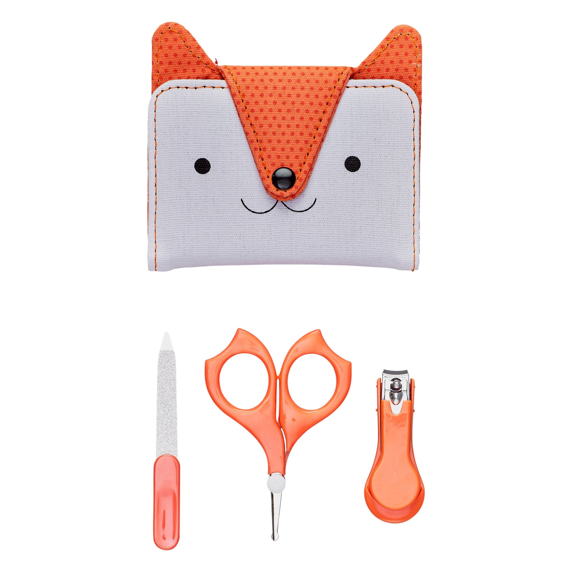 fox purse with nail file scissors and clippers