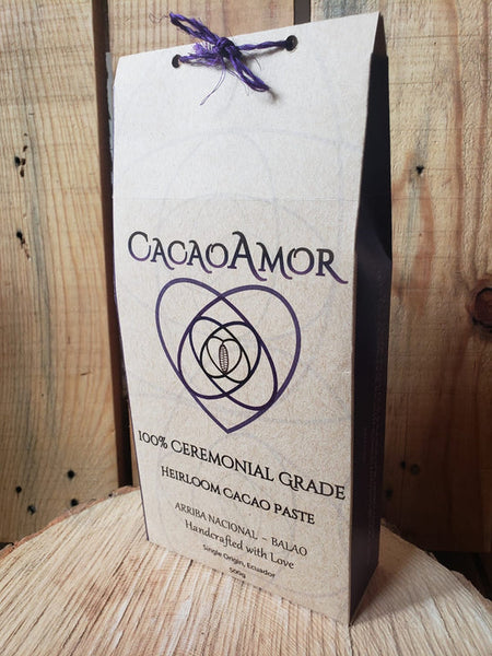 CacaoAmor Ceremonial Cacao Paste - 500g block