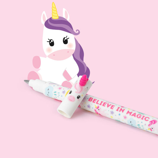 Erasable Pen Unicorn Pink Ink