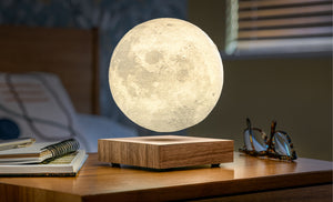 Smart moon lamp- walnut