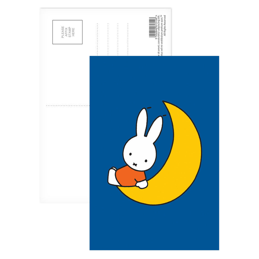 Miffy Postcard Moon