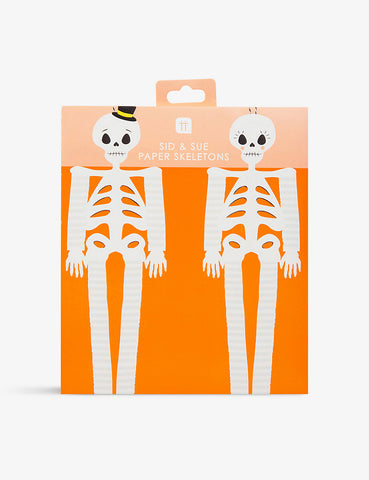 Sid and Sue paper skeletons