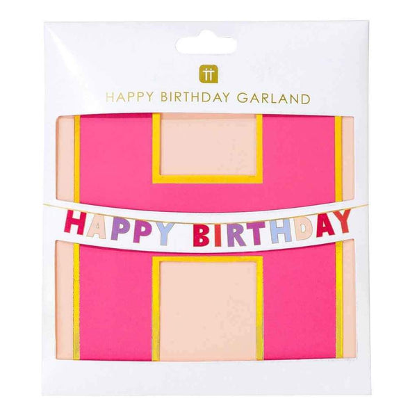Happy Birthday Paper Garland