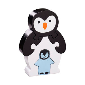 Wooden Jigsaw Puzzle Penguin & Baby