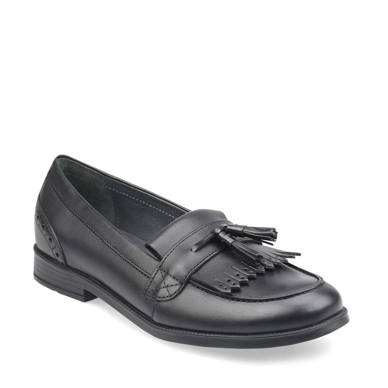 StartRite SKETCH Leather School Shoes (Black) 