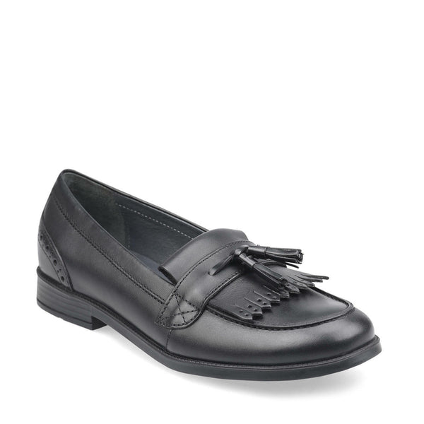 StartRite SKETCH Leather School Shoes (Black) 