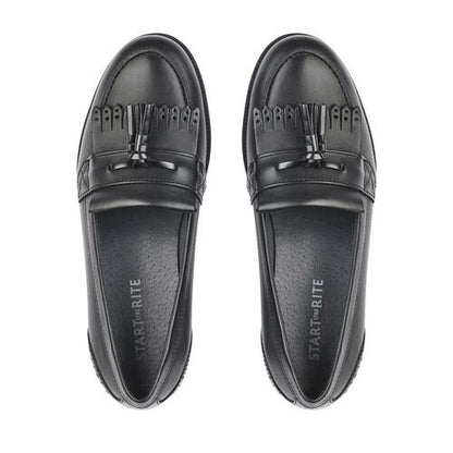 StartRite SKETCH Leather School Shoes (Black)  38-41.5