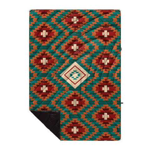 sea green and copper geo designs