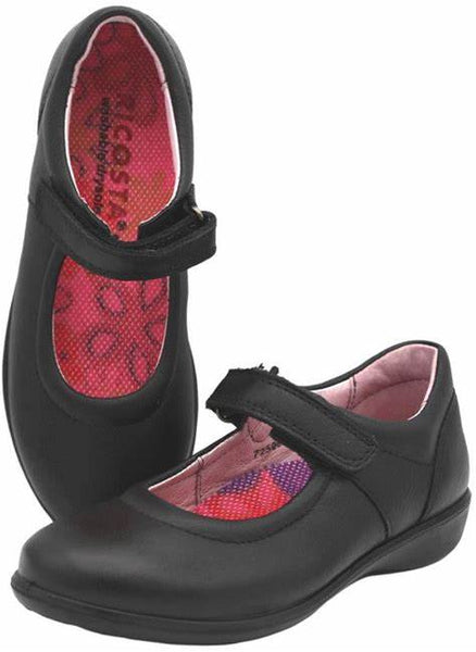 Ricosta BETH Leather School Shoes (Black)