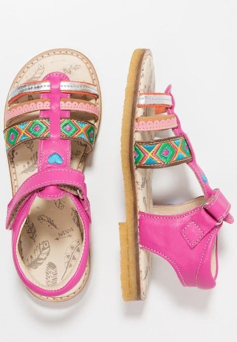 ShoesMe BOHO Leather Sandals (Pink)  25-35