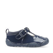 StartRite BUBBLE T-Bar Shoes (Navy Patent) 17.50-21.5