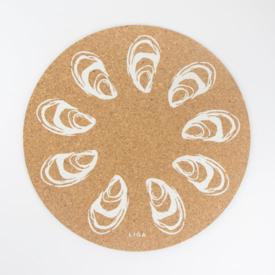 Max Cork Placemat 2pk Oyster