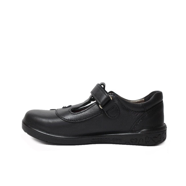 Ricosta LIZA Leather School Shoes (Black)