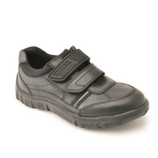 StartRite LUKE Leather School Shoes (Black)