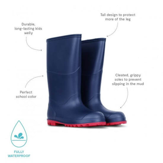 Muddy Puddles Classic Wellies (Navy)