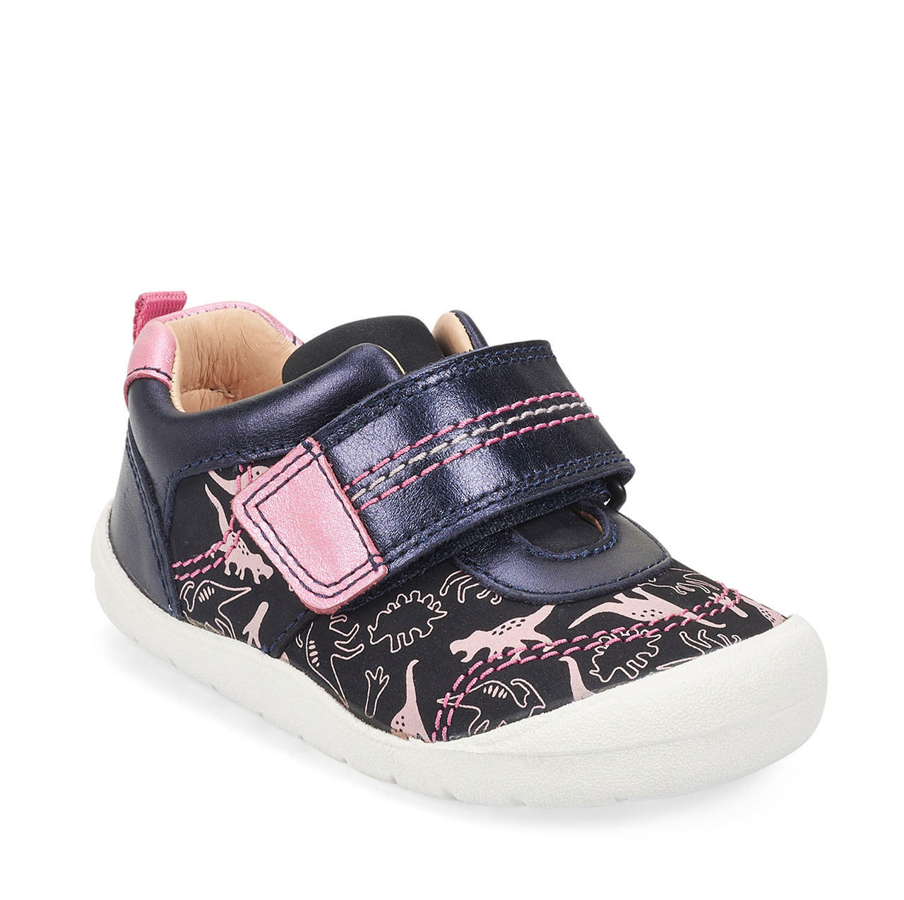 StartRite FOOTPRINT Leather Shoes (Pink Dino)  20-23.5