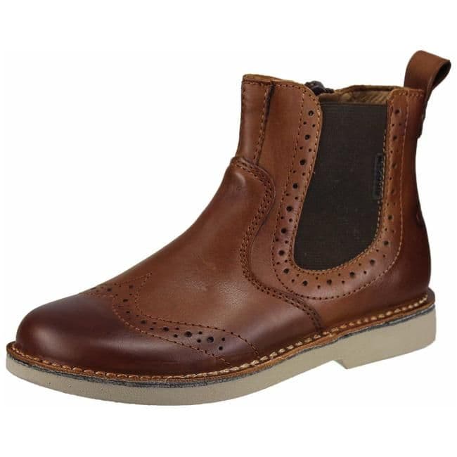 Ricosta Barefoot DALLAS Leather Boots (Cognac Brown)