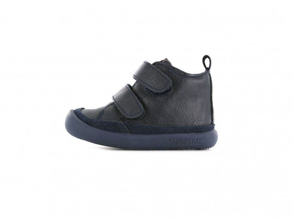 ShoesMe BABYFLEX Leather Toddler Shoes (Navy) 19-21