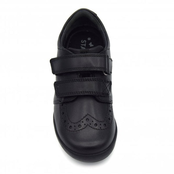 StartRite FLAIR Leather School Shoes (Black)