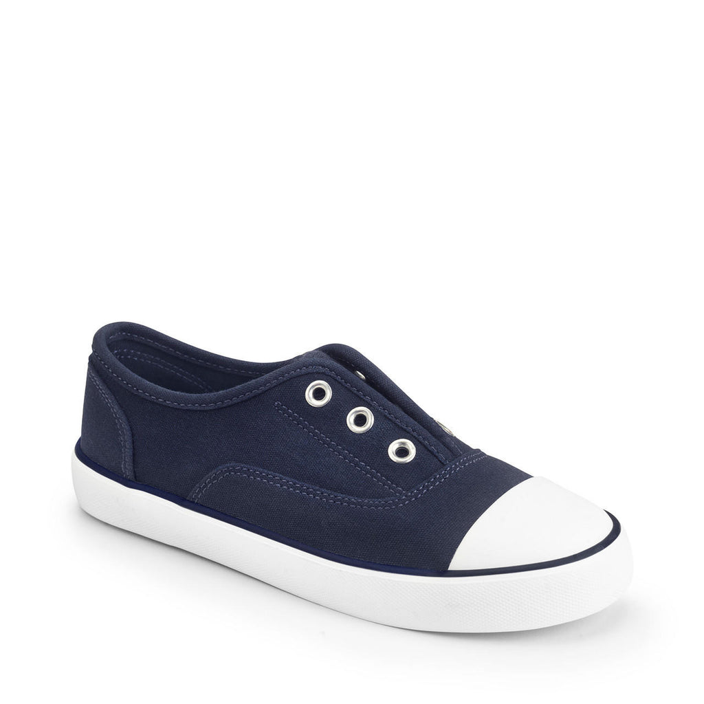 Canvas shoes deals navy blue
