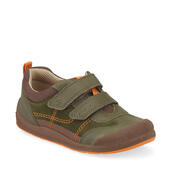 StartRite TICKLE Leather Trainers (Khaki) 20-26