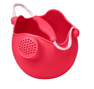 Scrunch watering can strawberry red